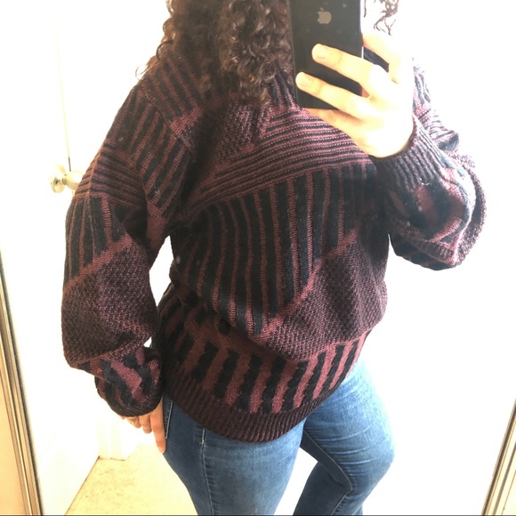 Vintage Sweaters - Vintage 80s Oversized Chunky Knit Sweater